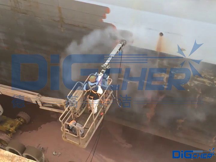 船體人工噴砂除銹