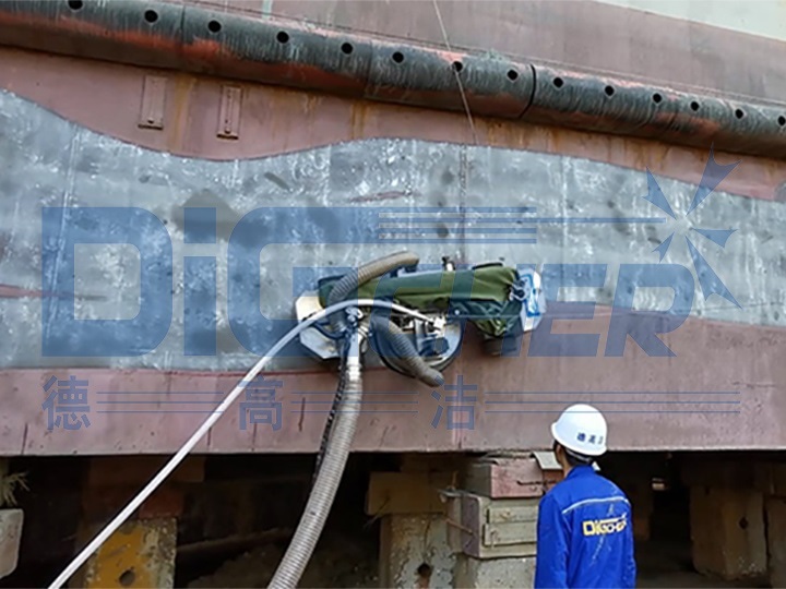 德高潔船體除漆除銹機器人