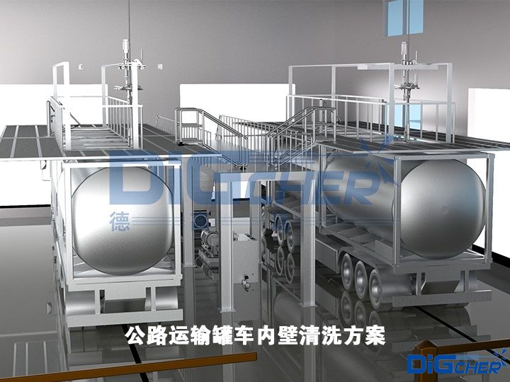 公路運輸罐車內(nèi)壁清洗方案