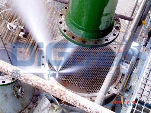 高壓水射流冷換設備清洗